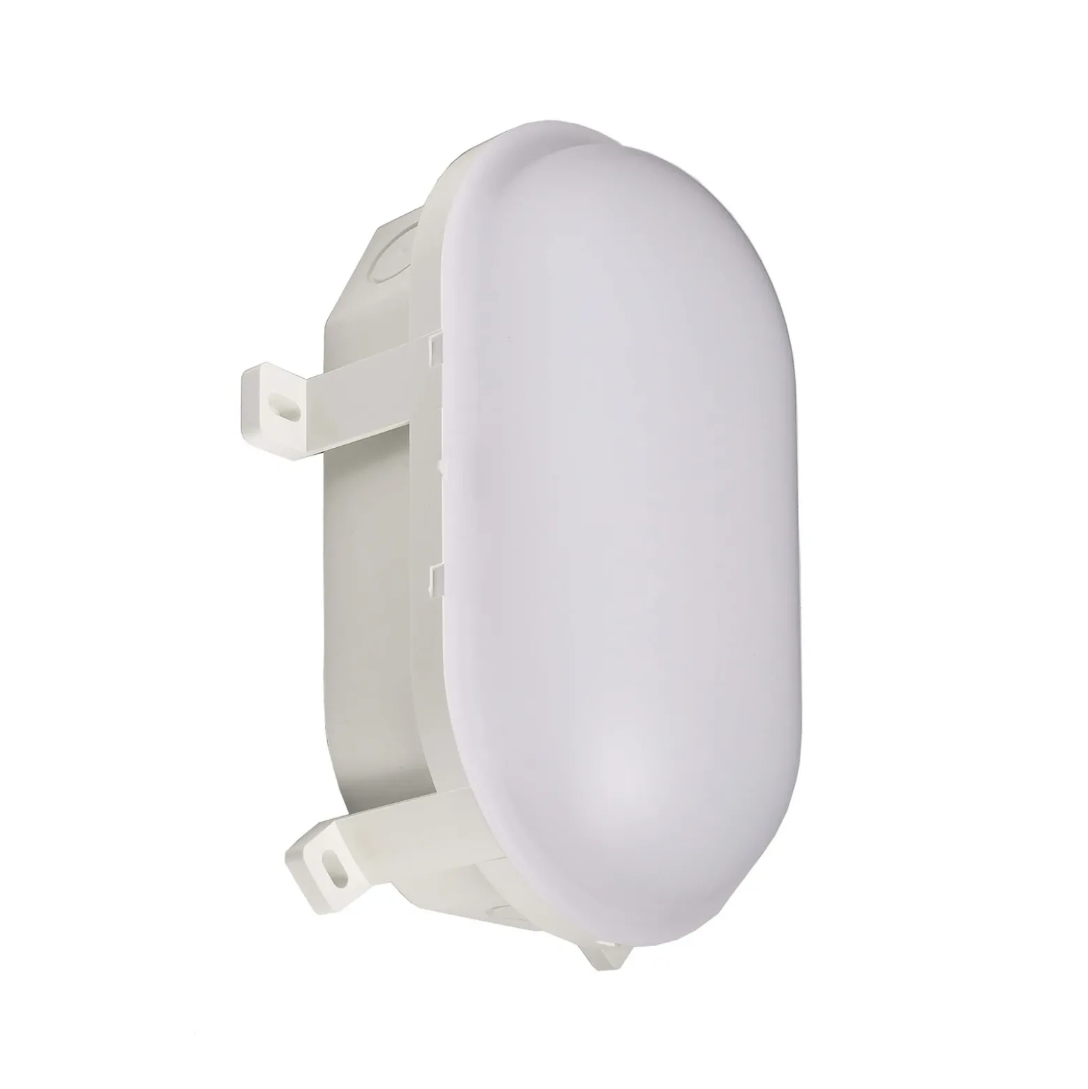 Sotano lámpara resistente a la humedad, blanco, interruptor DIP