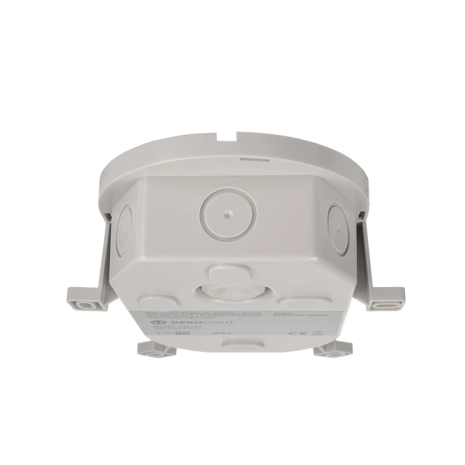Sotano lámpara resistente a la humedad, gris, interruptor DIP