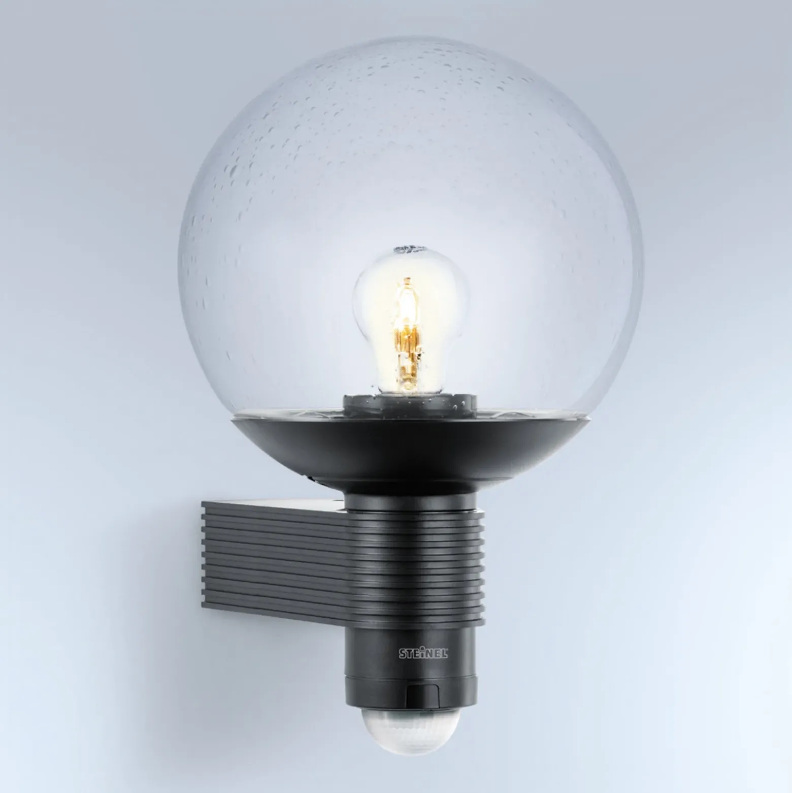 STEINEL aplique de exterior L 400 S, negro