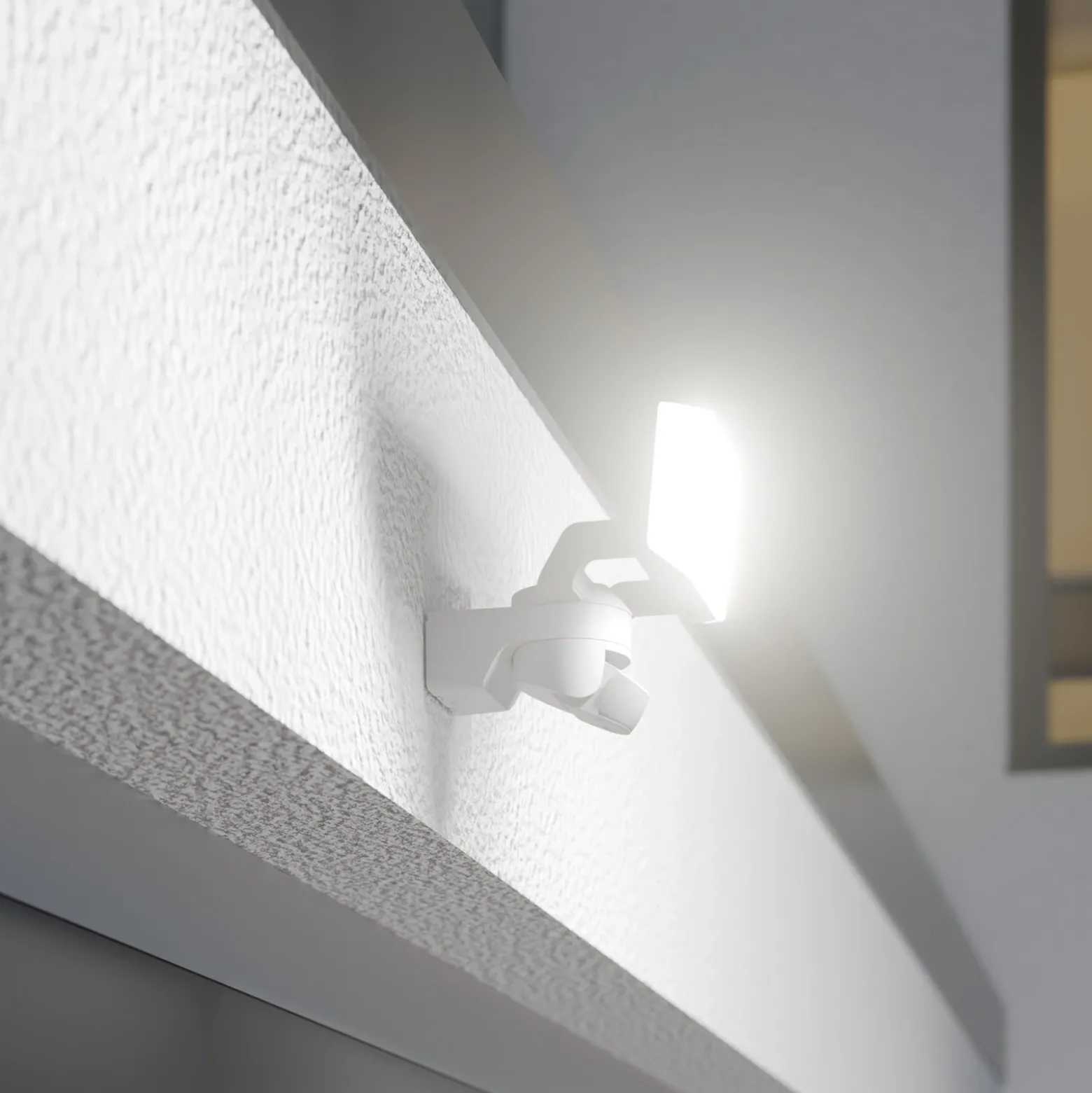 STEINEL Foco LED para exteriores XLED Protect S, sensor, blanco