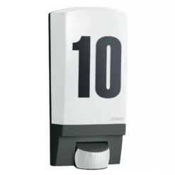 STEINEL L 1 aplique con número de casa con sensor negro