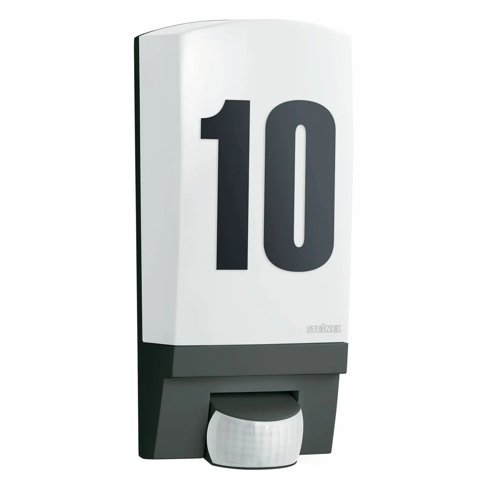 STEINEL L 1 aplique con número de casa con sensor negro