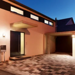 STEINEL L 1 aplique con número de casa con sensor negro