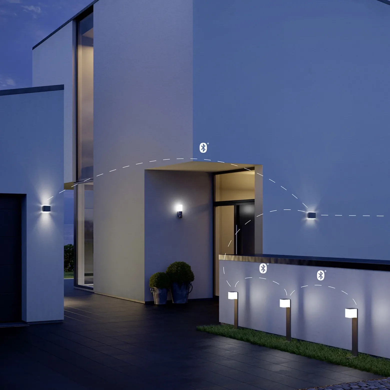 STEINEL L 830 C Aplique LED para exterior, antracita