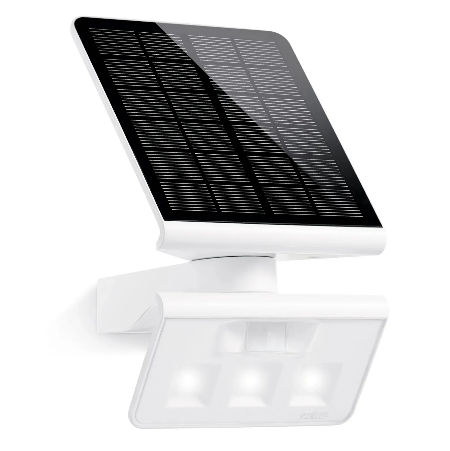 STEINEL Lámpara LED solar XSolar L-S One, blanca, sensor