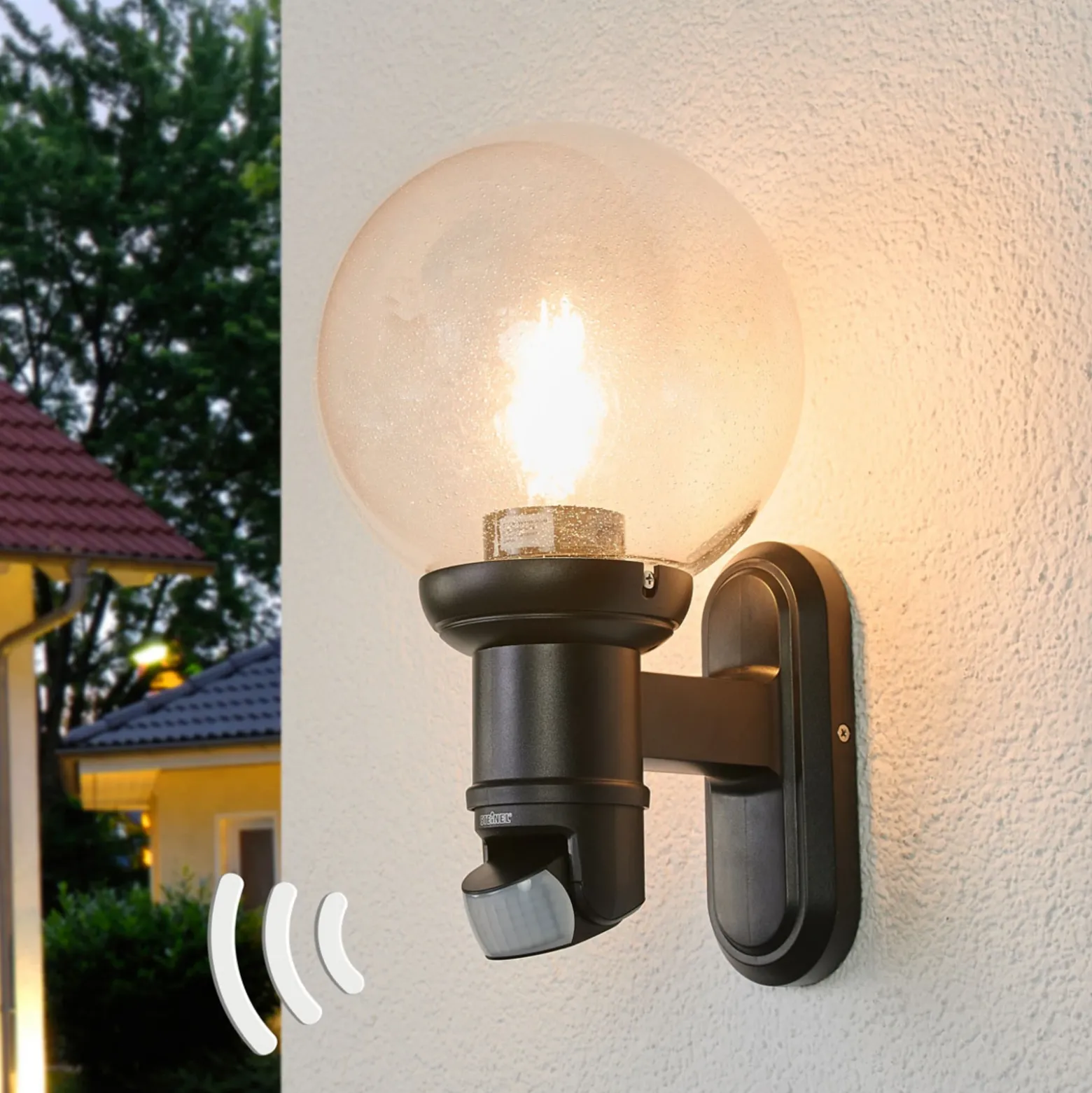STEINEL L 560 S aplique exterior con sensor negro