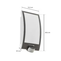 STEINEL L 22 S aplique exterior sensor antracita