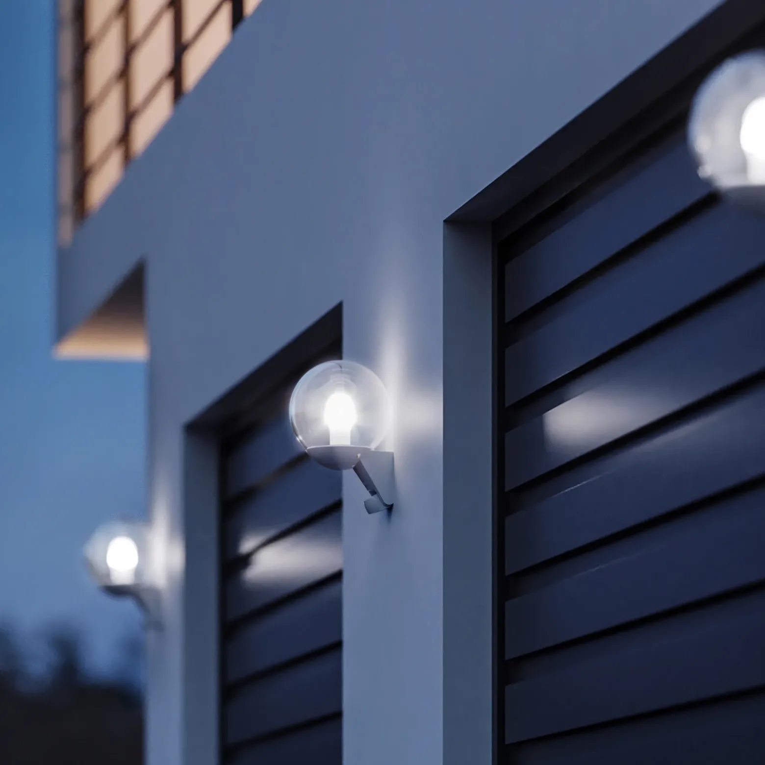 STEINEL L 585 S aplique exterior, sensor, blanco