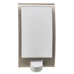 STEINEL L 22 S Aplique para exterior, sensor, acero inoxidable