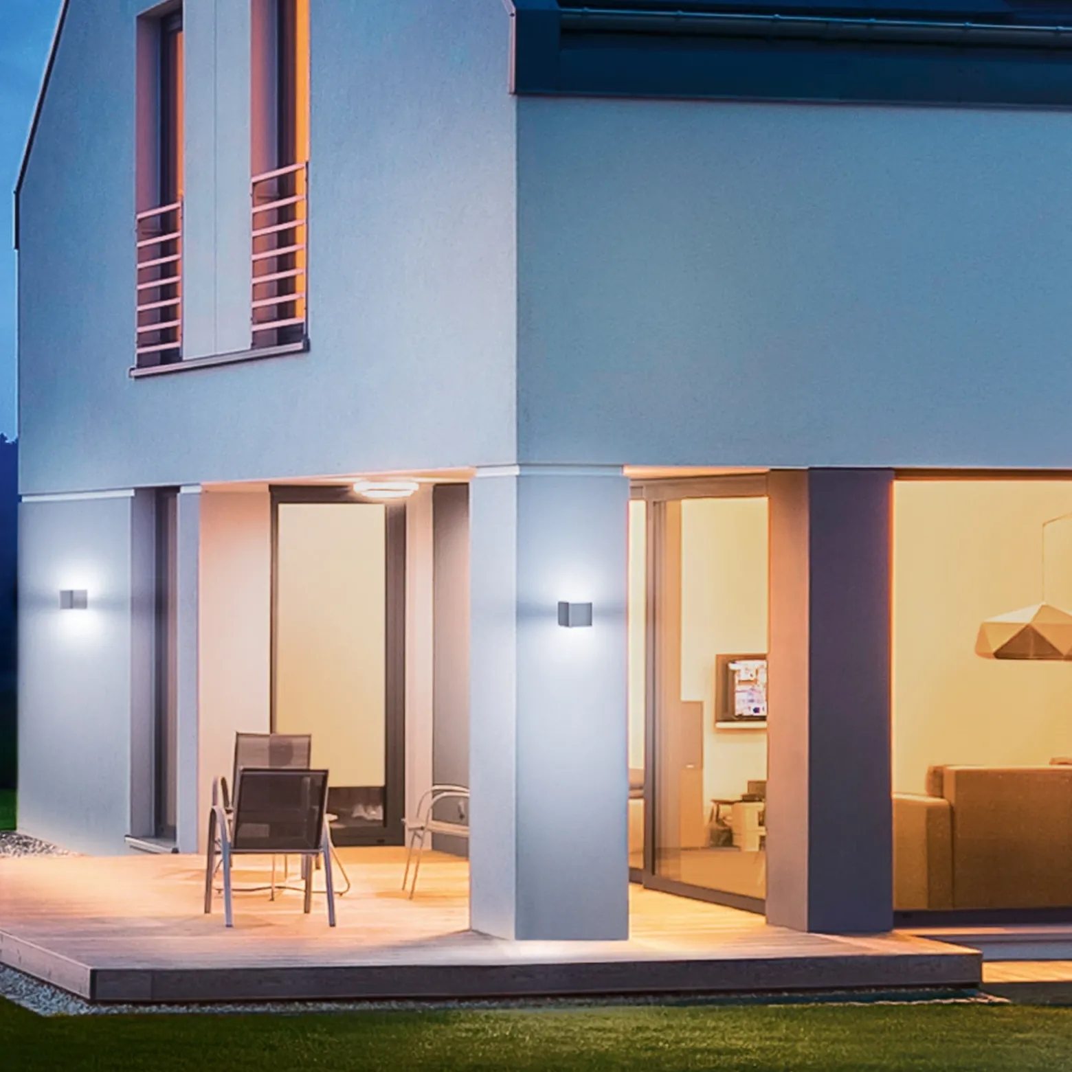 STEINEL L 835 SC Aplique para exterior plata