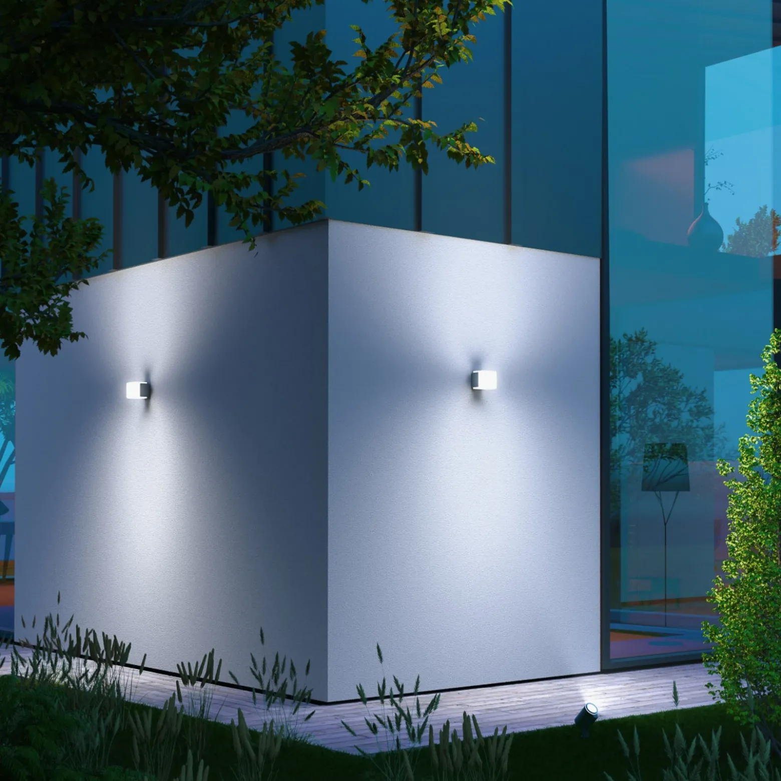 STEINEL L 835 SC Aplique para exterior antracita
