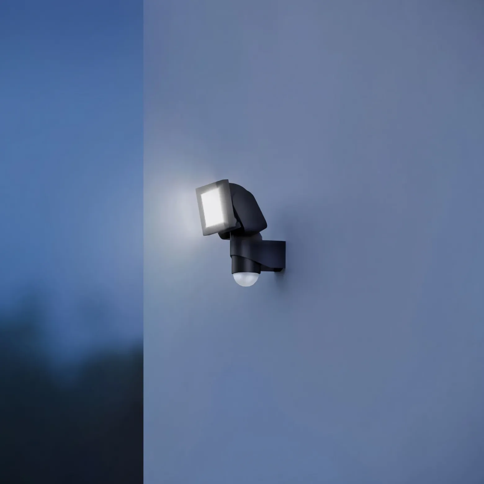 STEINEL LS 150 S foco pared exterior sensor negro