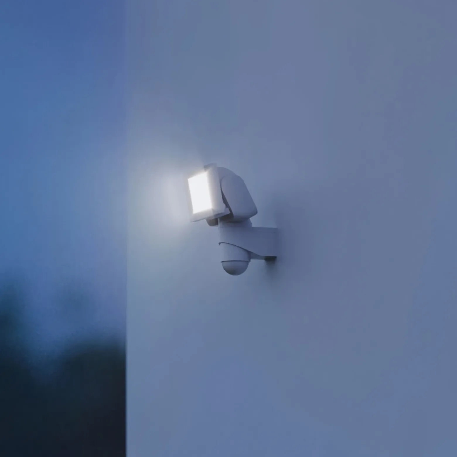 STEINEL LS 300 S foco pared exterior sensor blanco