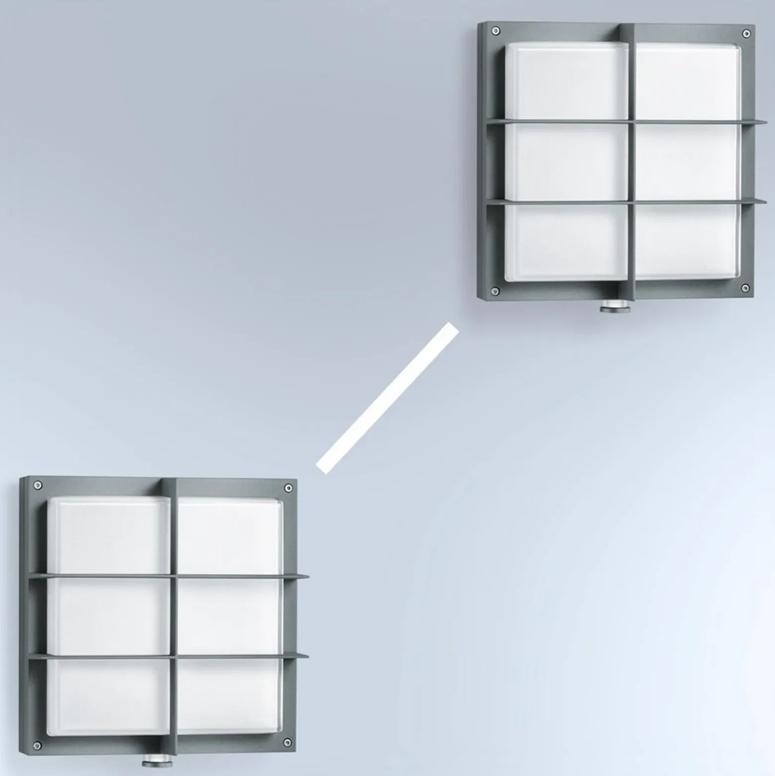 STEINEL L 691 S V2 aplique exterior sensor rejilla