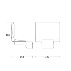 STEINEL XLED Home 2 foco de exterior en blanco