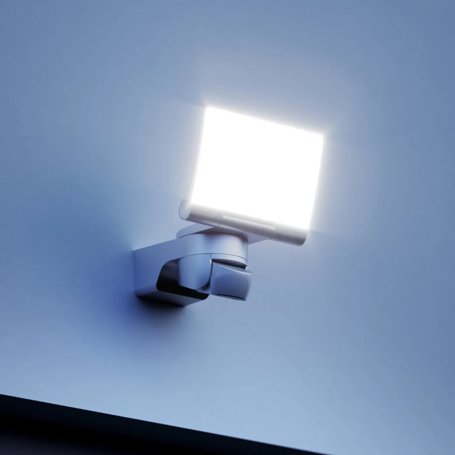STEINEL XLED Home 2 S foco exterior sensor, plata