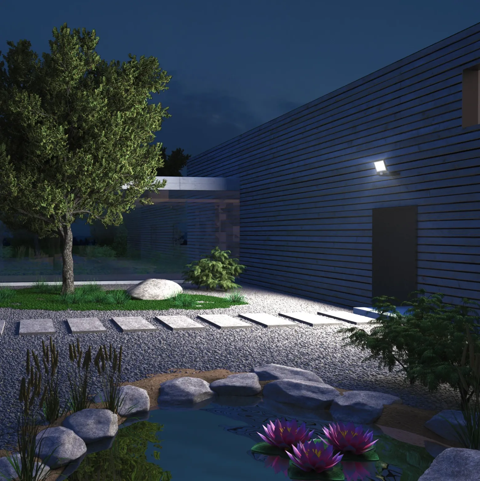 STEINEL XLED One foco de exterior LED antracita