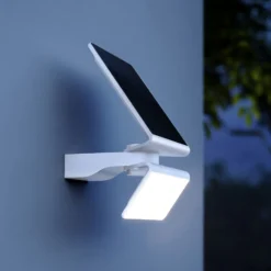 STEINEL XSolar L-S aplique LED solar para exterior, blanca