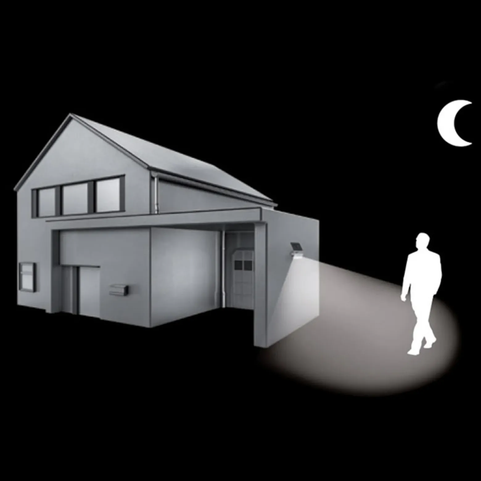 STEINEL XSolar L-S Proyector LED profesional con sensor