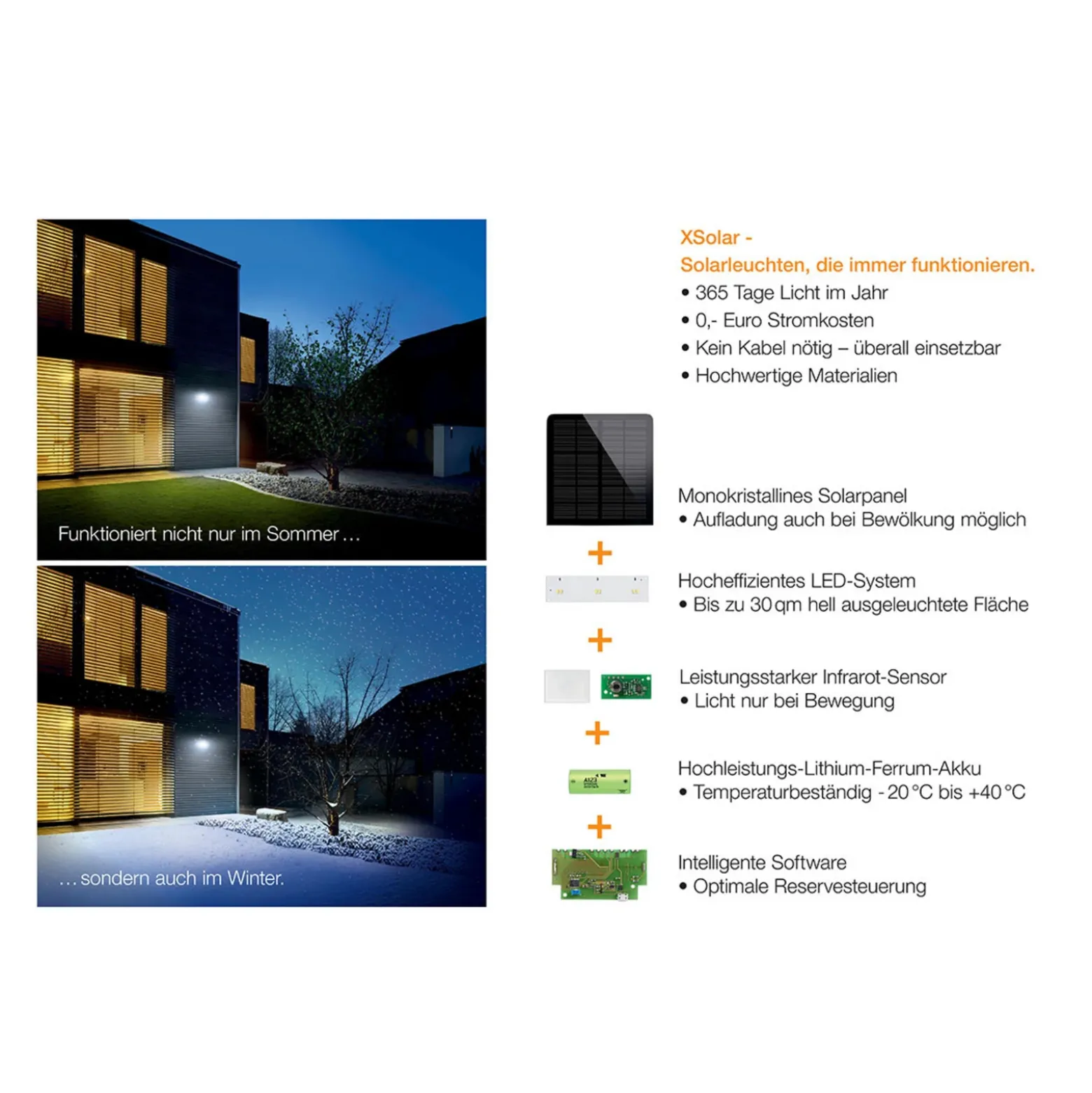 STEINEL XSolar Stand lámpara LED solar plata