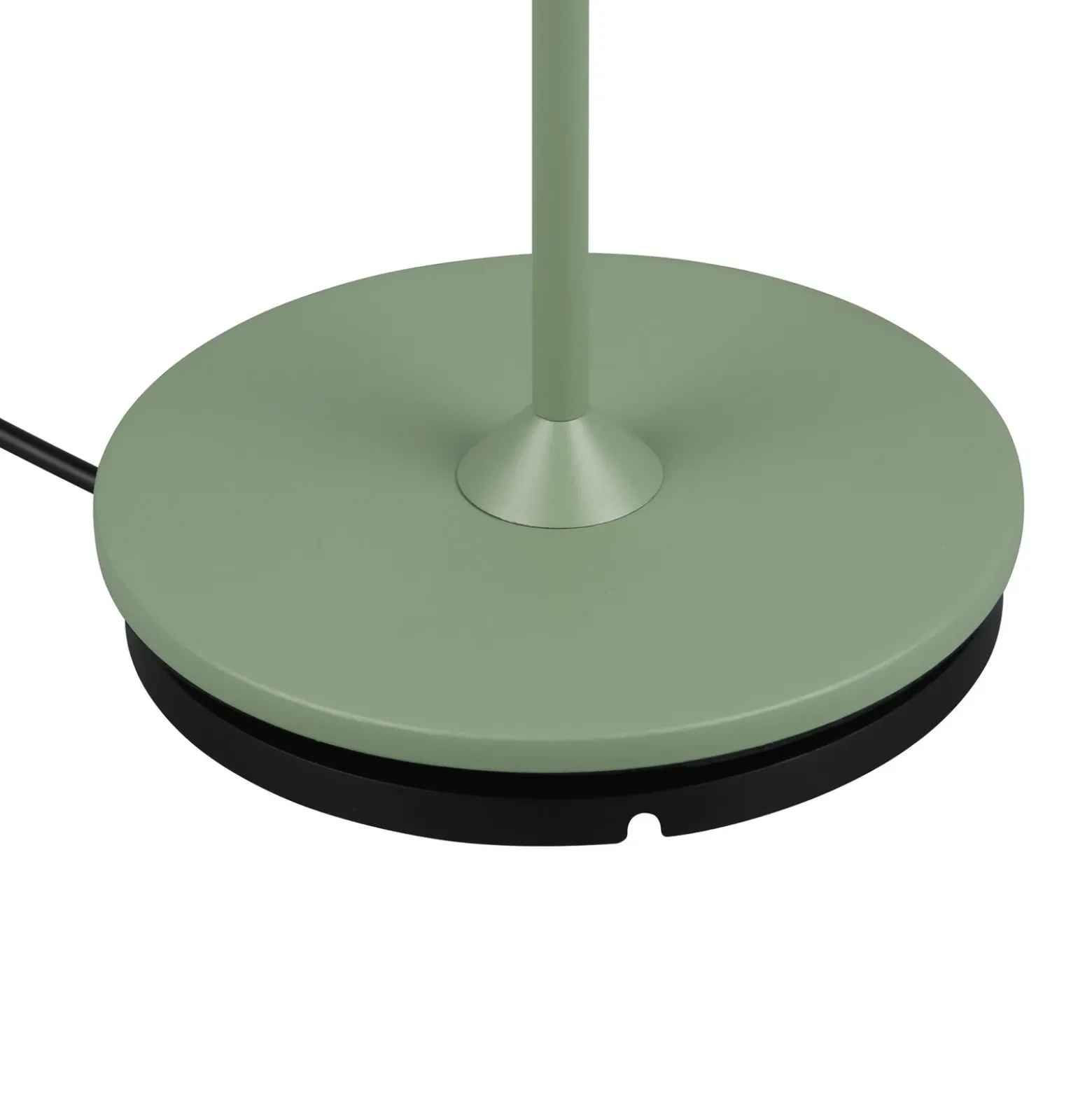 Suárez lámpara de mesa LED recargable, verde, altura 39 cm, metal