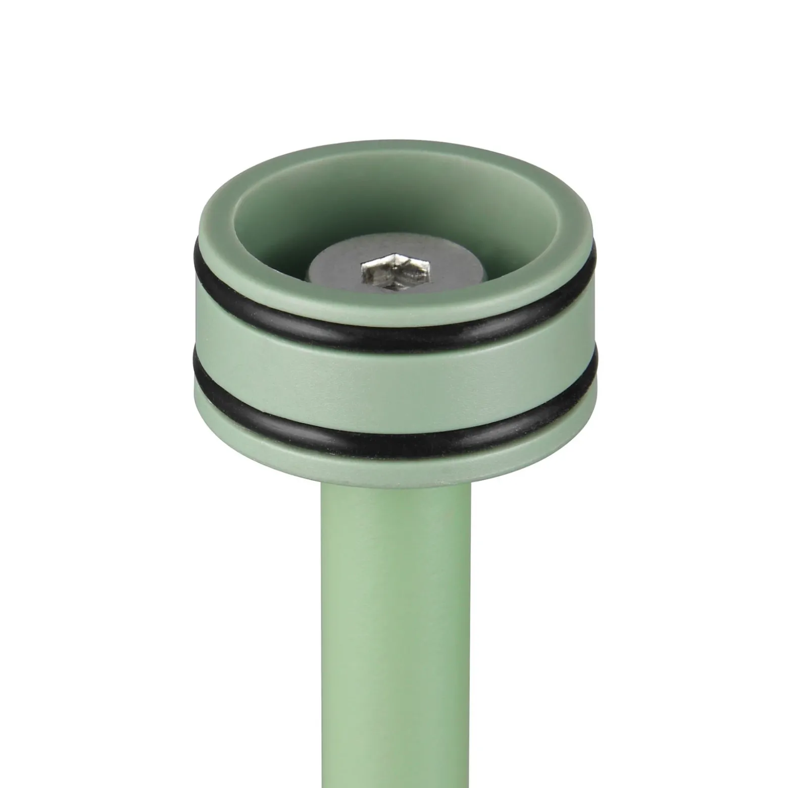 Suárez lámpara de pie LED recargable, verde, altura 123 cm, metal