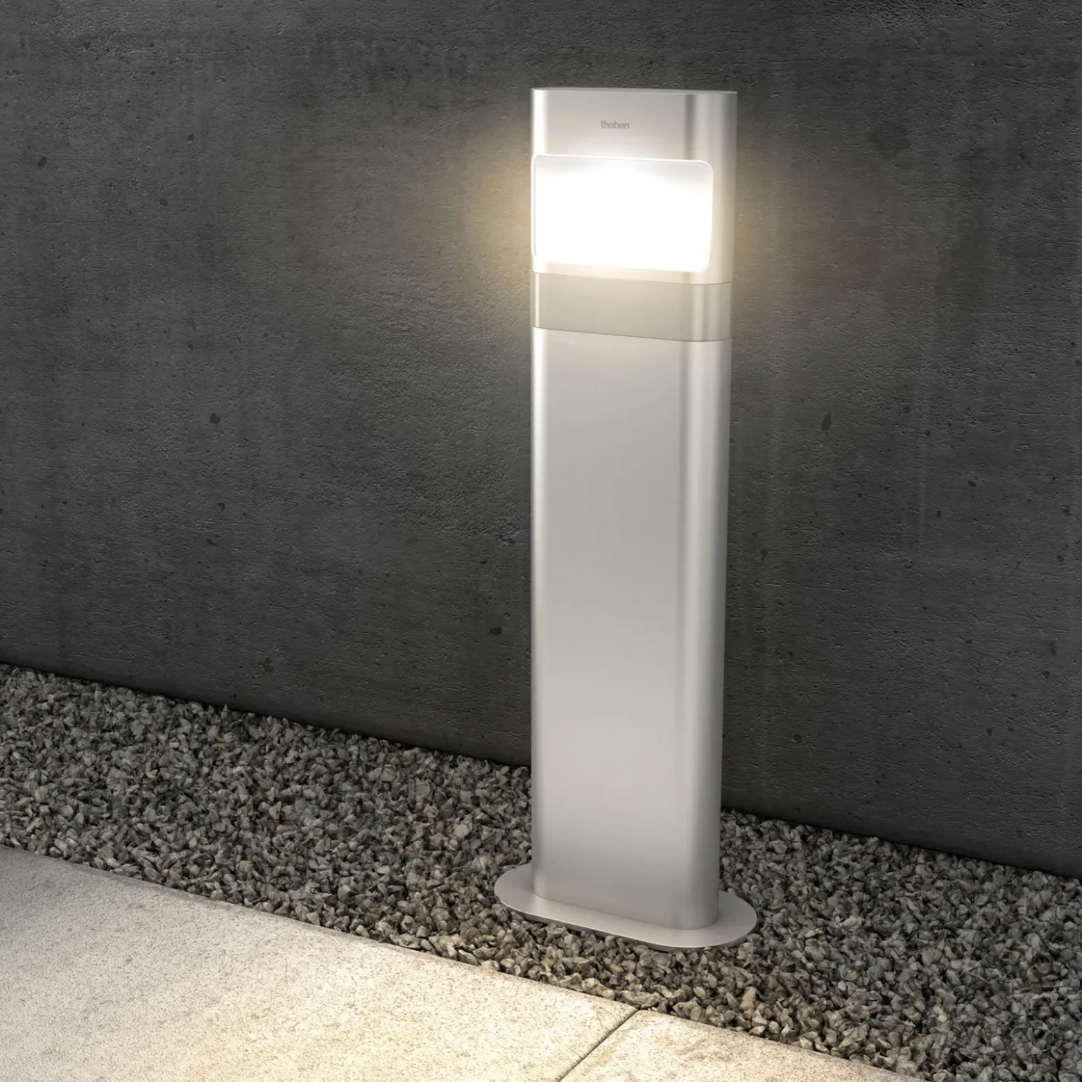 Tebas theLeda D BL plus AL bolardo luminoso, 72 cm