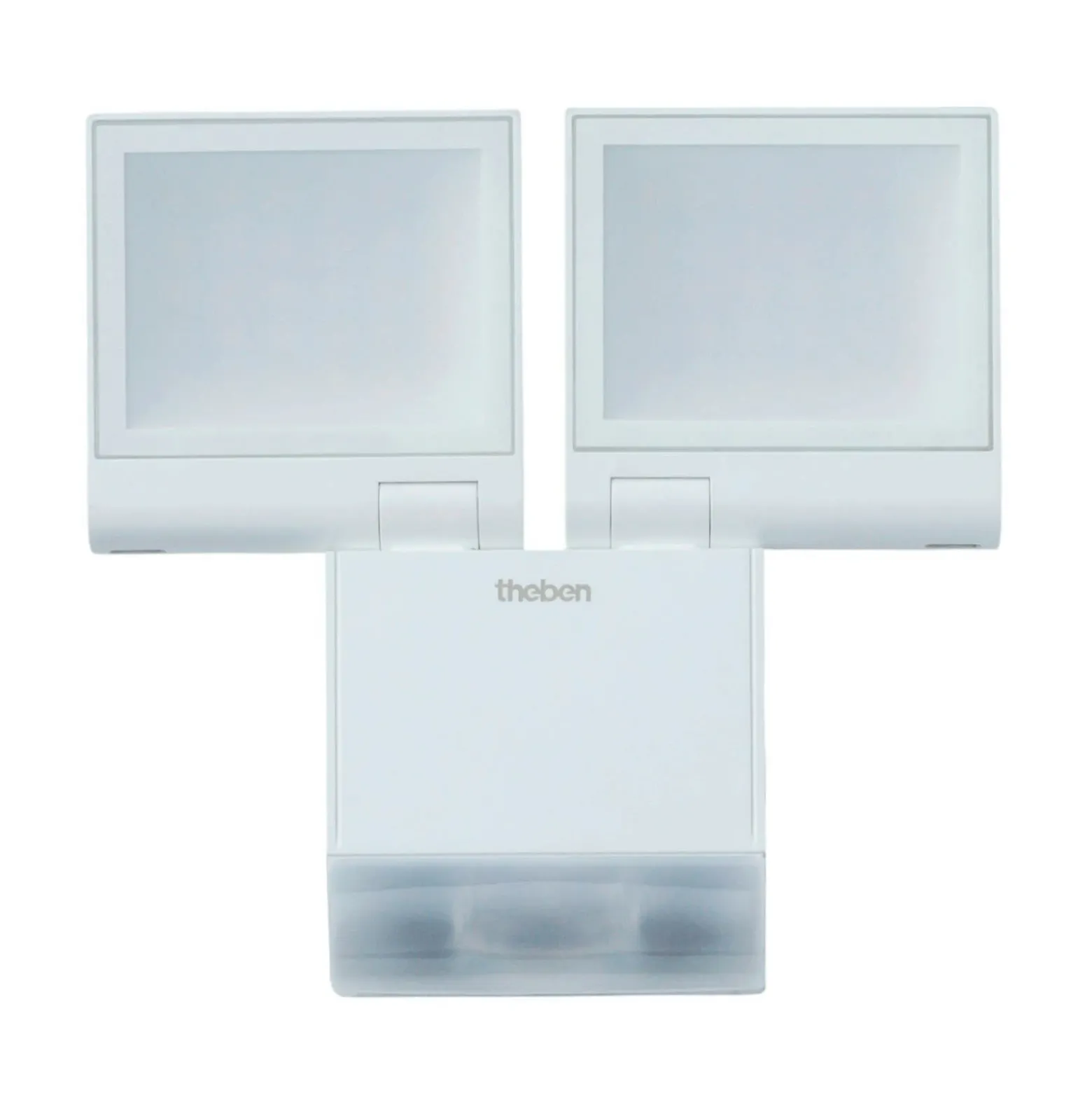 Theben Aplique LED para exterior theLeda S17-100, blanco, sensor