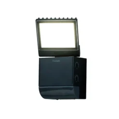 Theben Aplique LED para exterior theLeda S8-100, negro, sensor