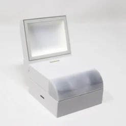Theben Aplique LED para exterior theLeda S8-100, blanco, sensor
