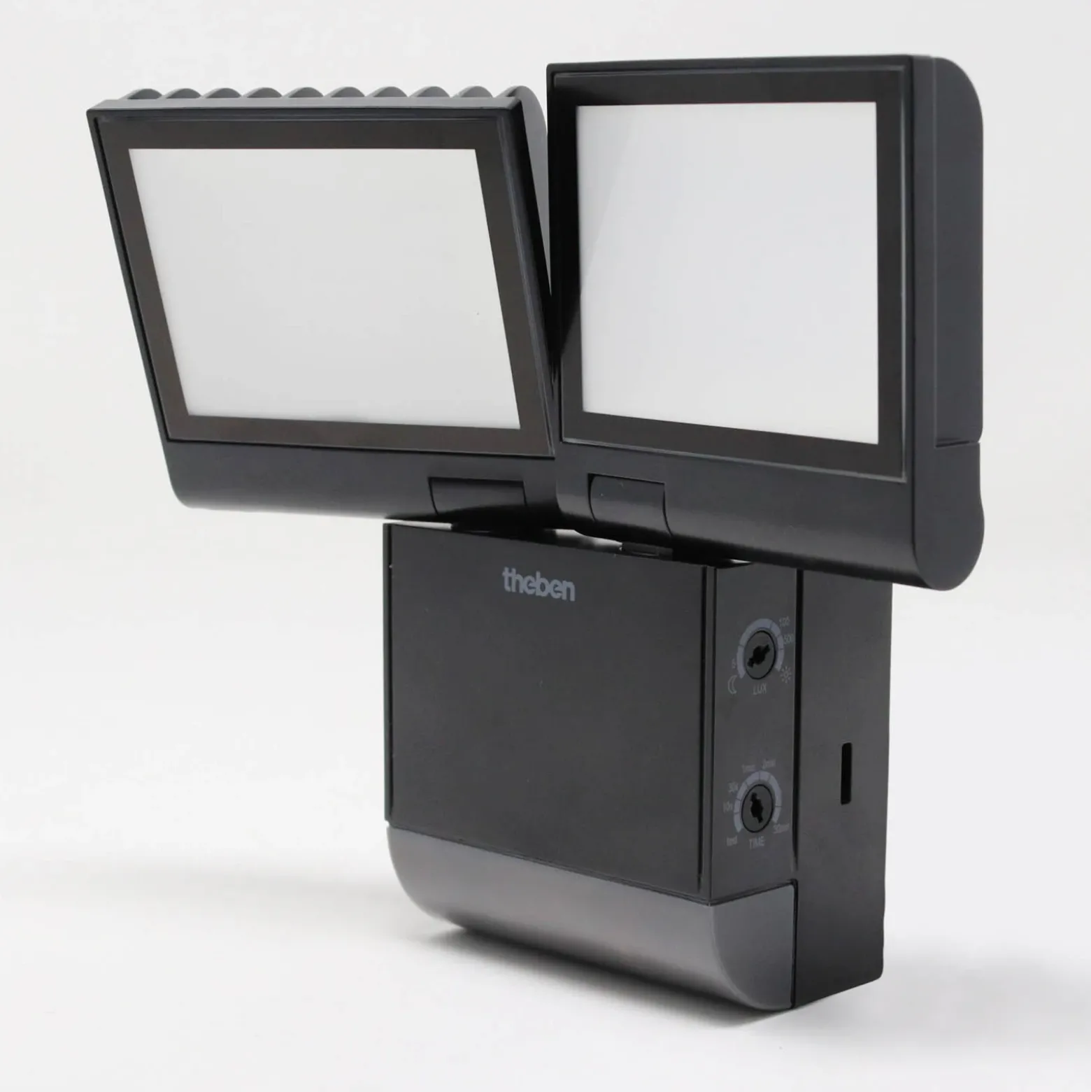 Theben Aplique LED para exterior theLeda S17-100, negro Sensor