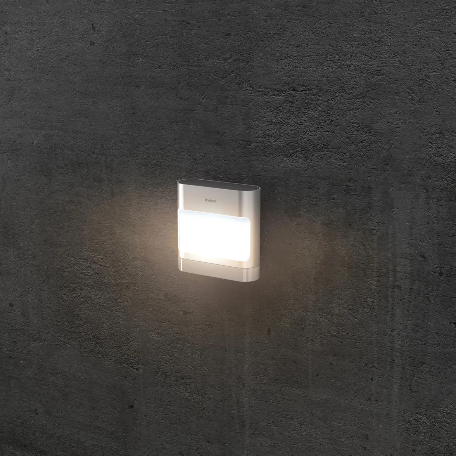 Theben theLeda D S AL Aplique de exterior con sensor PIR