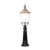 Timor bolardo luminoso, negro
