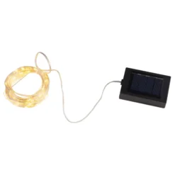 Tiras de luces solares Ece transparente 13,5 m