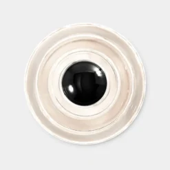 Tom Dixon Aplique de pared LED Press Mini, transparente, 21 cm, IP55