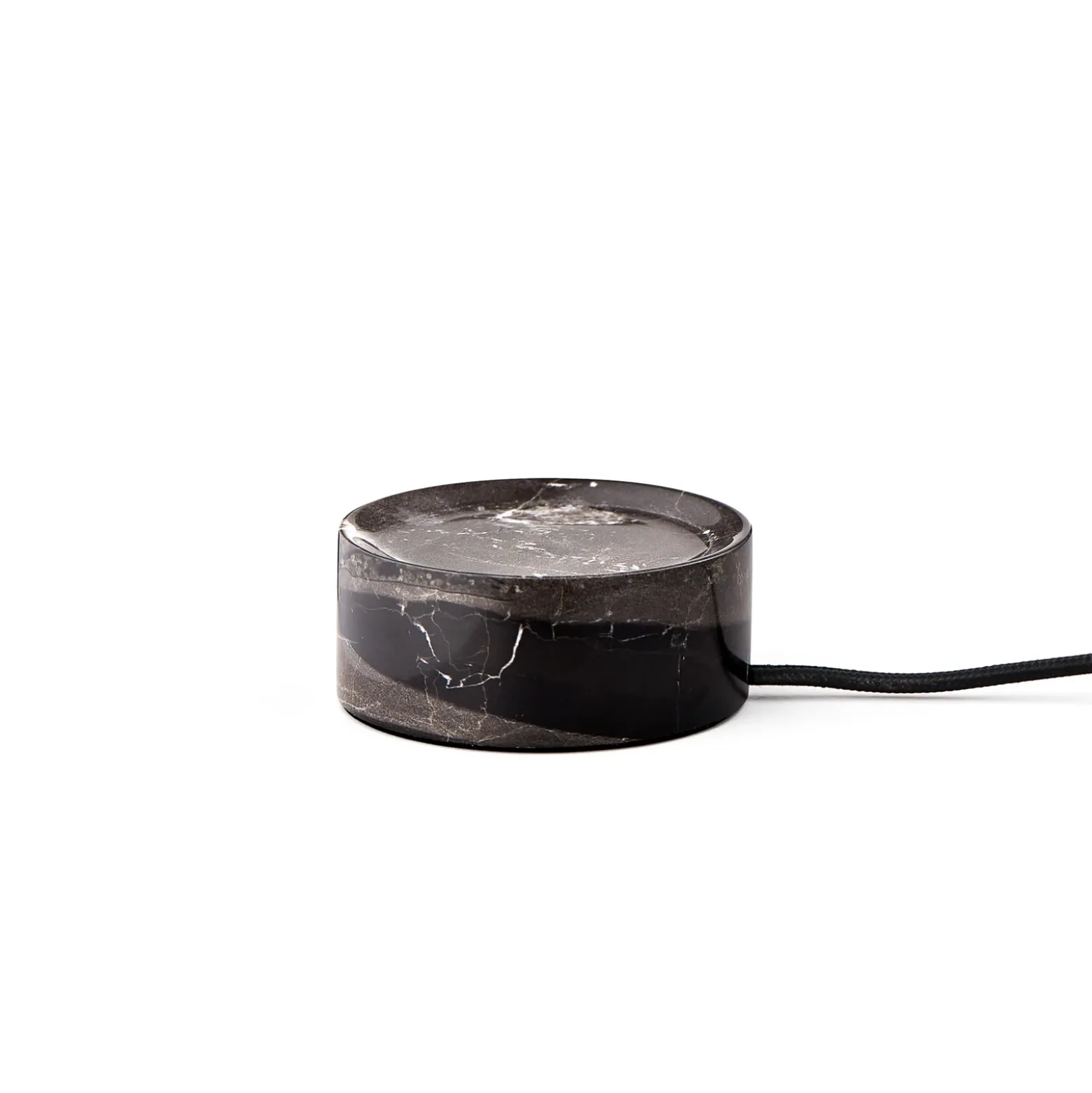 Trip LED lámpara de mesa recargable, gris / gris, mármol, vidrio, IP44