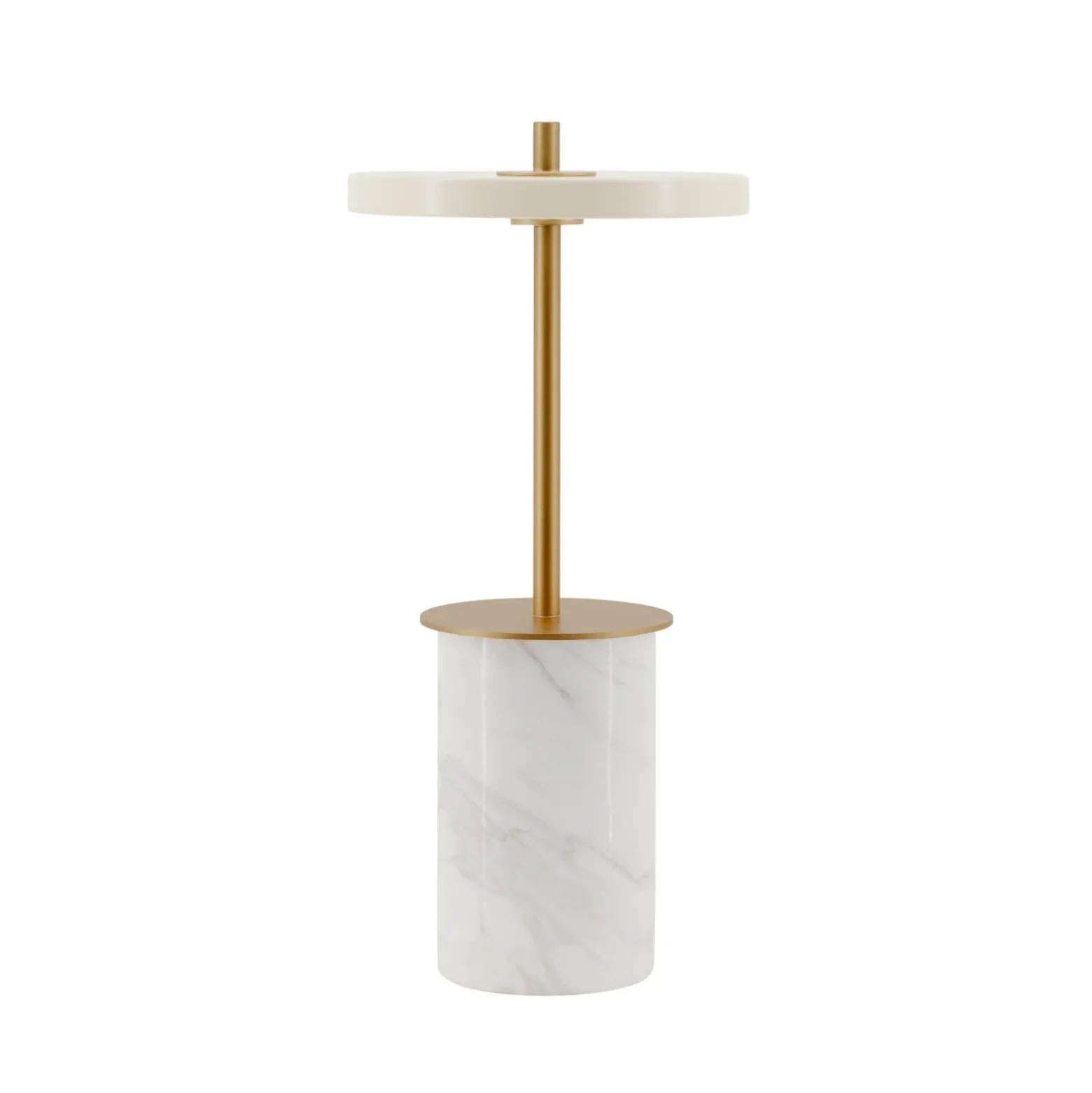 UMAGE lámpara de mesa LED recargable Asteria Move Mini, blanco 26 cm IP44