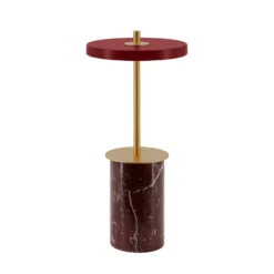 UMAGE lámpara de mesa LED recargable Asteria Move Mini, roja, 26 cm IP44