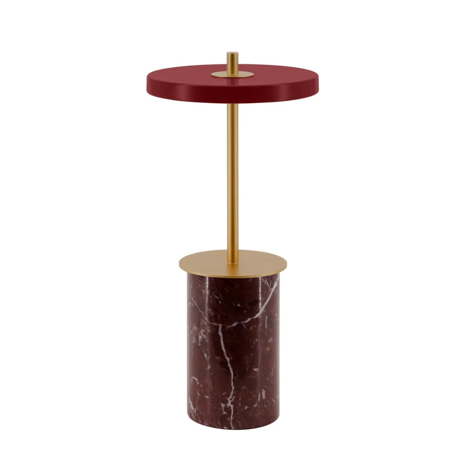 UMAGE lámpara de mesa LED recargable Asteria Move Mini, roja, 26 cm IP44