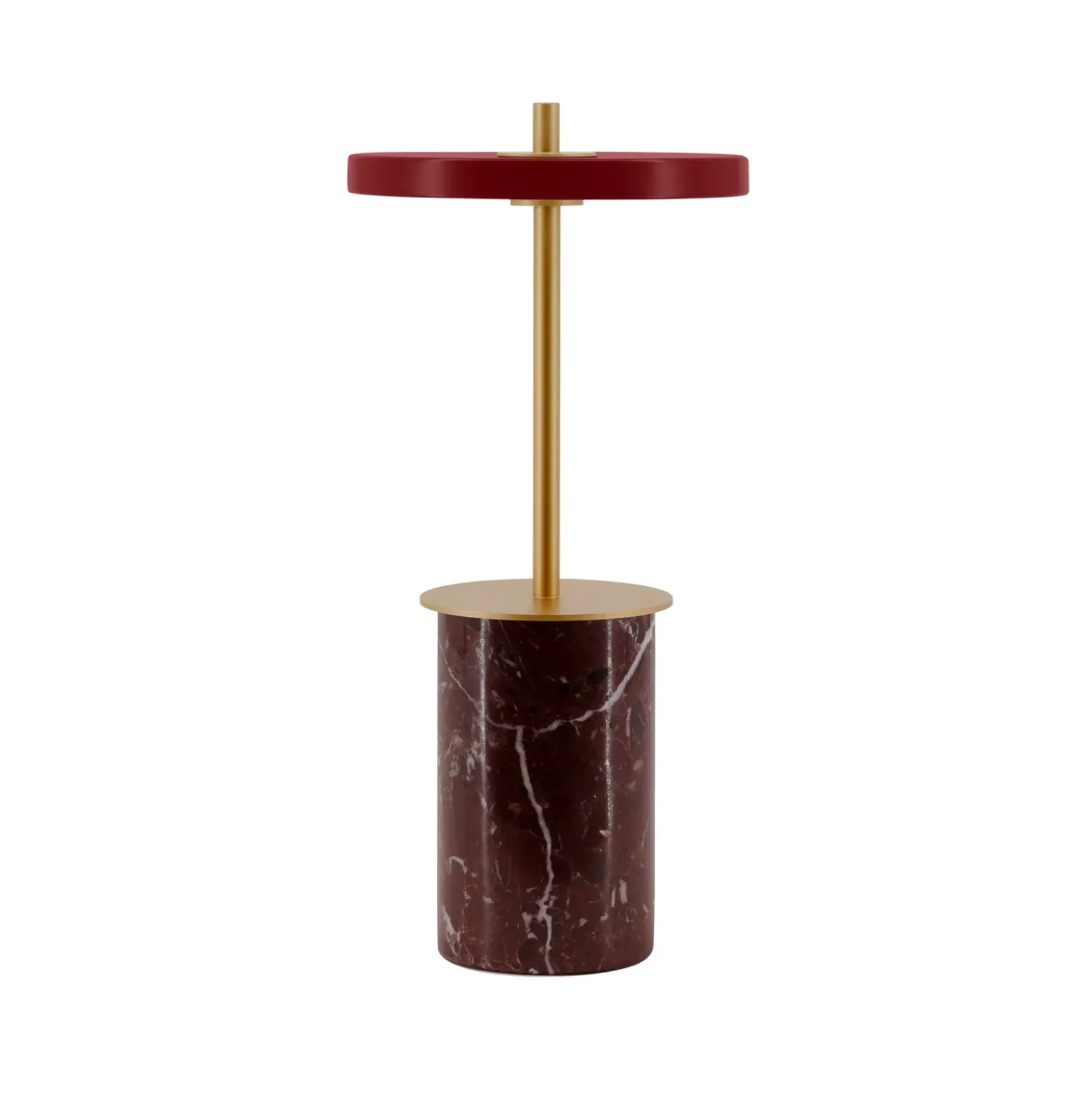 UMAGE lámpara de mesa LED recargable Asteria Move Mini, roja, 26 cm IP44